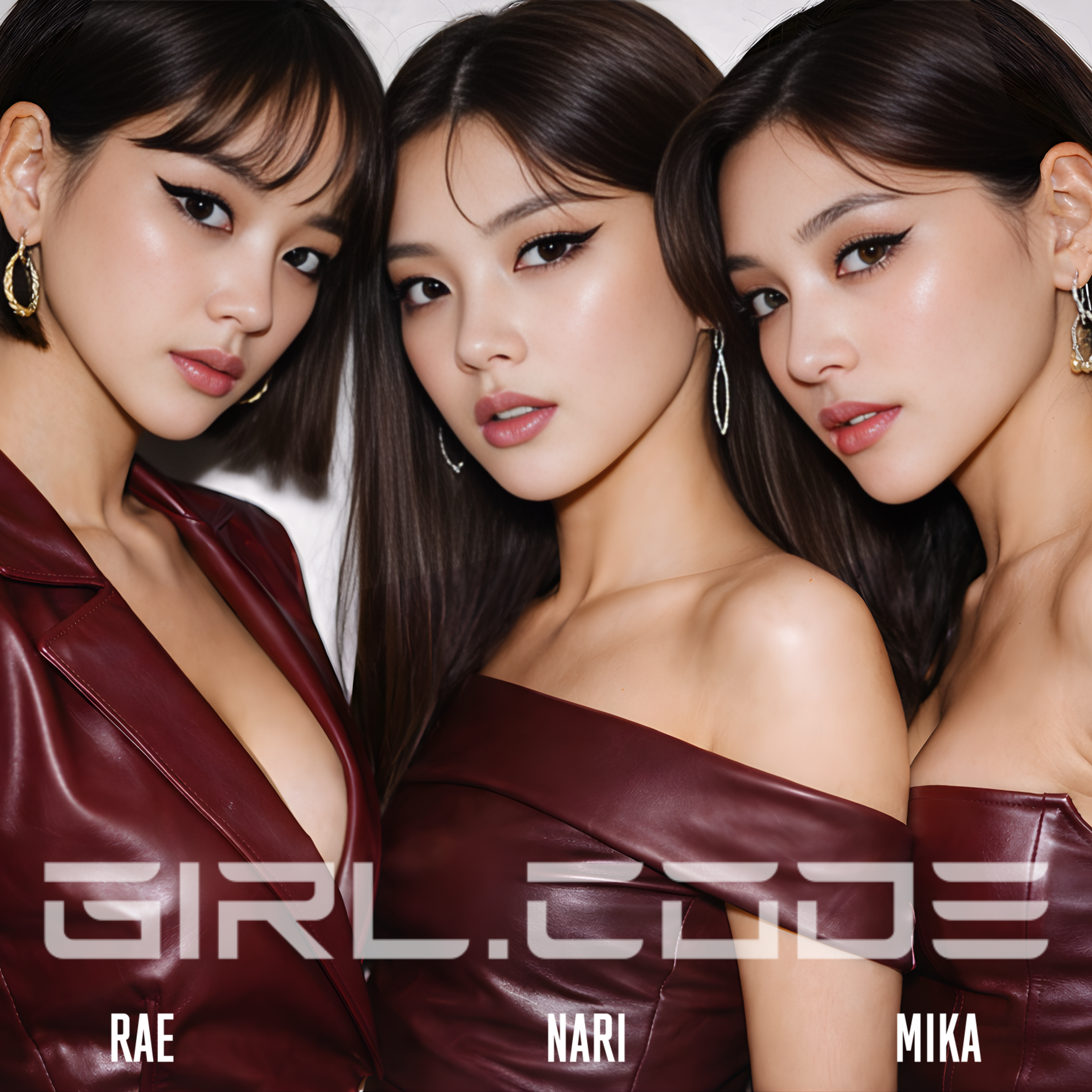 GIRL.CODE — LOUD AF — Debut Album Cover, 2026