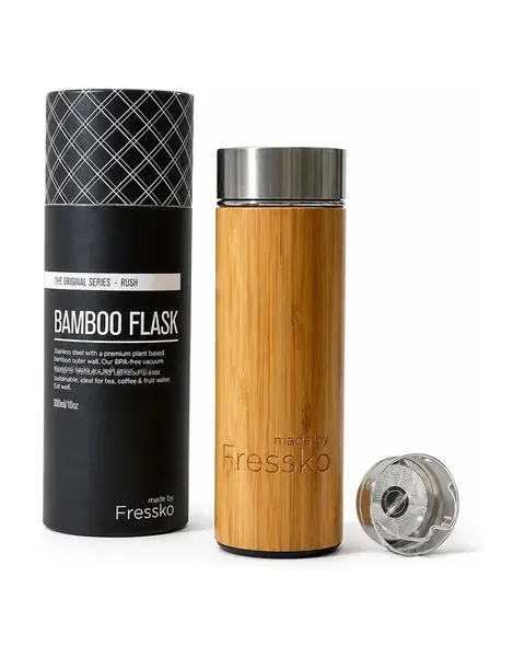 Made by Fressko Rush Bamboo Flask