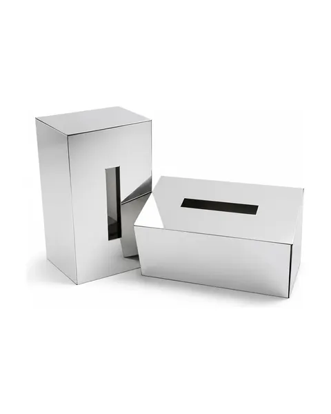 Mirrored Acrylic Tissue Box Covers — view 2